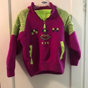 80s Vintage head ski sweater 100% wool